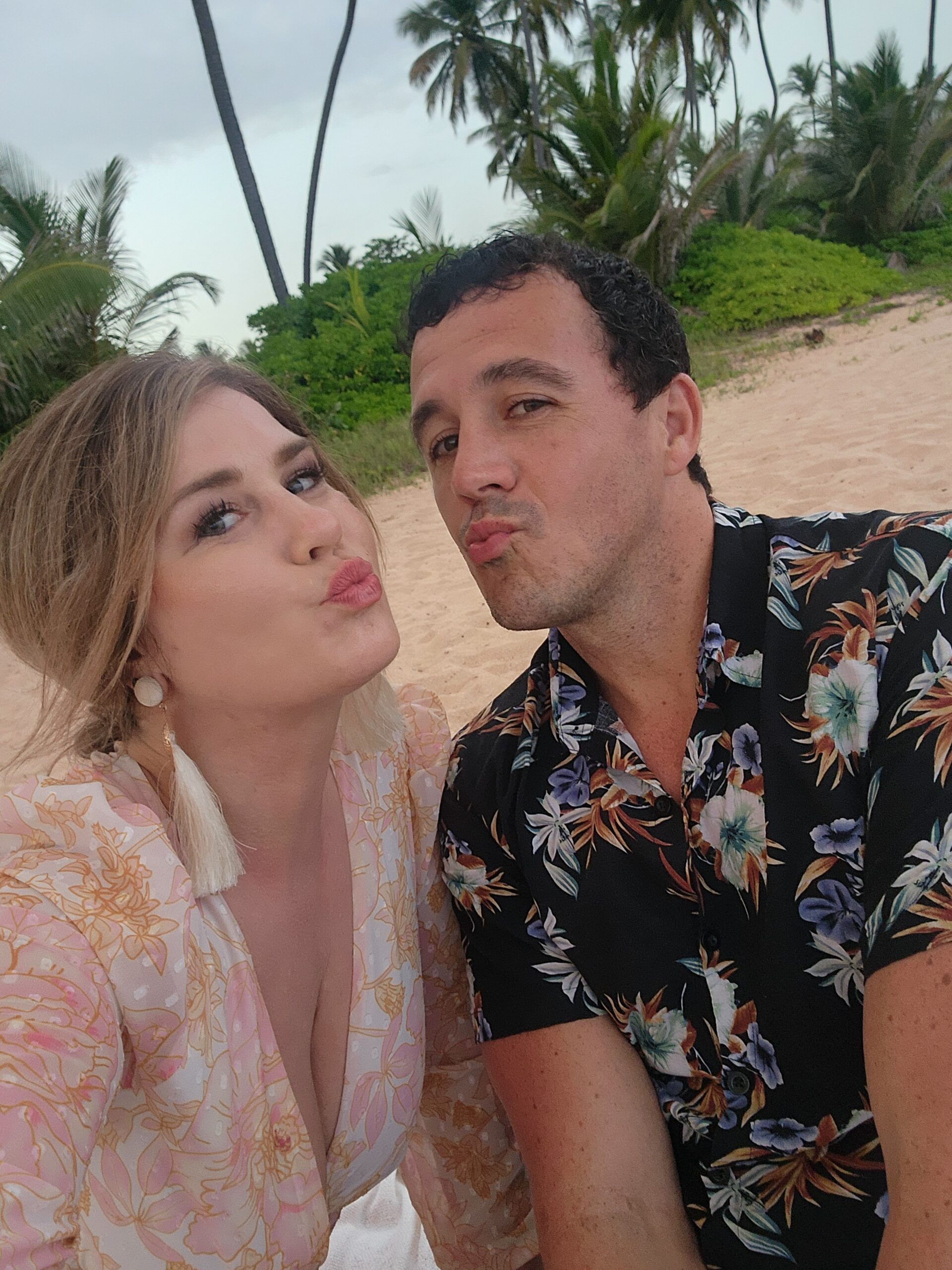 Sean and Fallon sharing a candid moment
